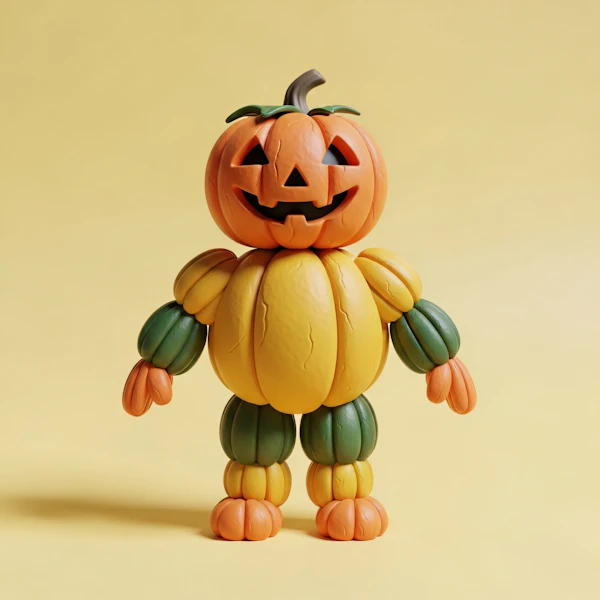 Pumpkin Figure Art