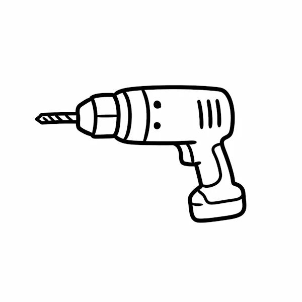 Minimalist Power Drill