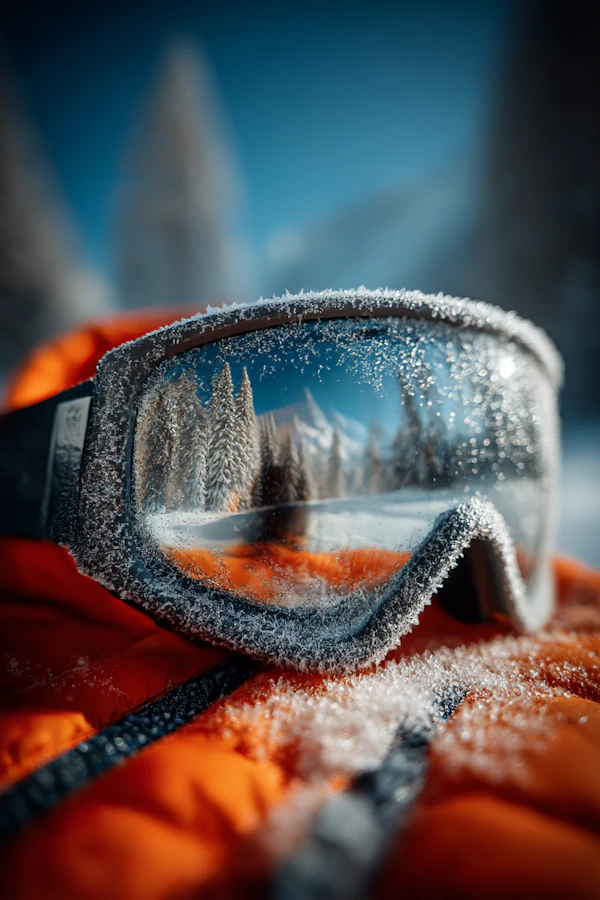 Frosted Ski Goggles