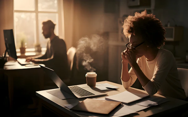 Office Work Scene