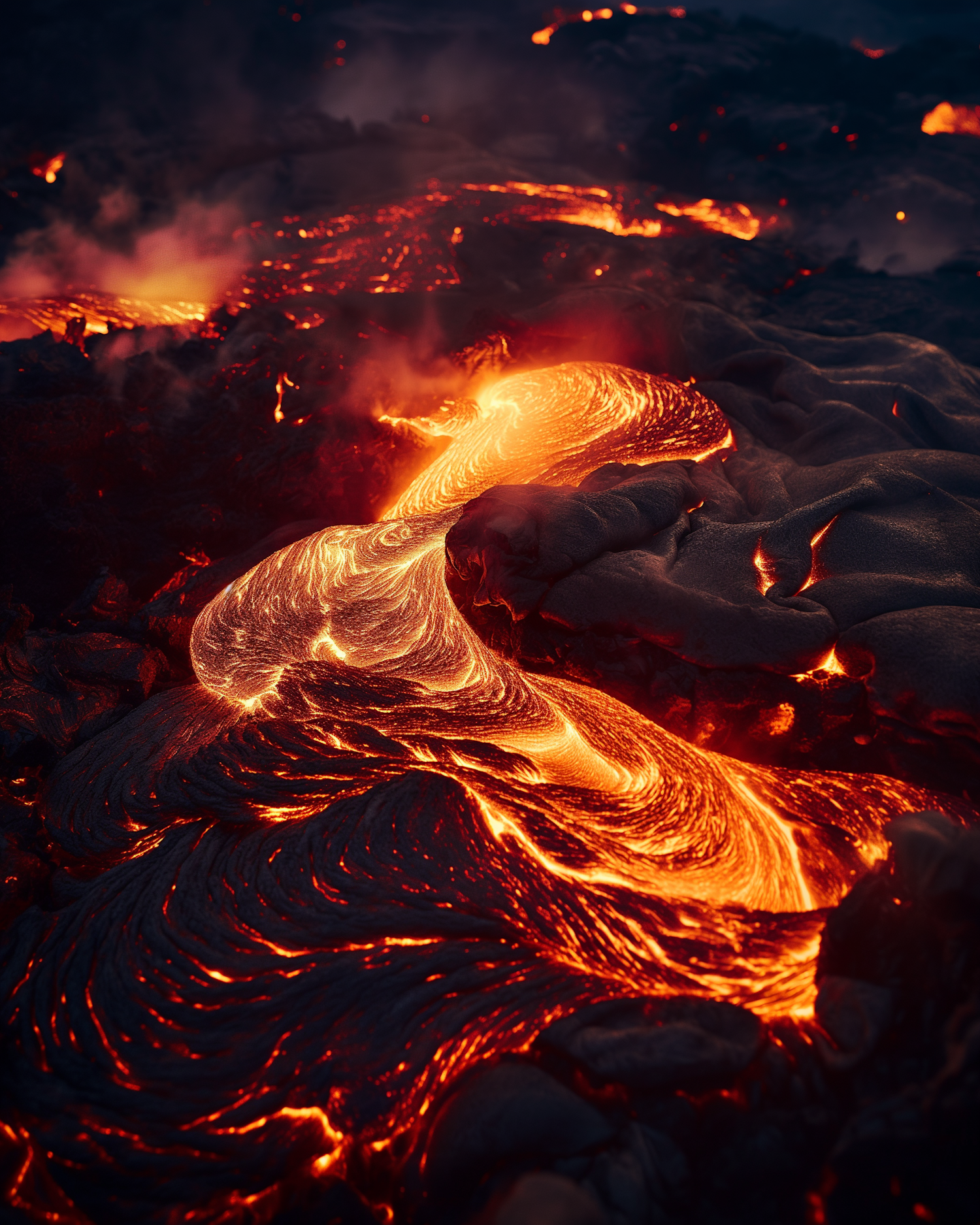 Dynamic Lava Flow