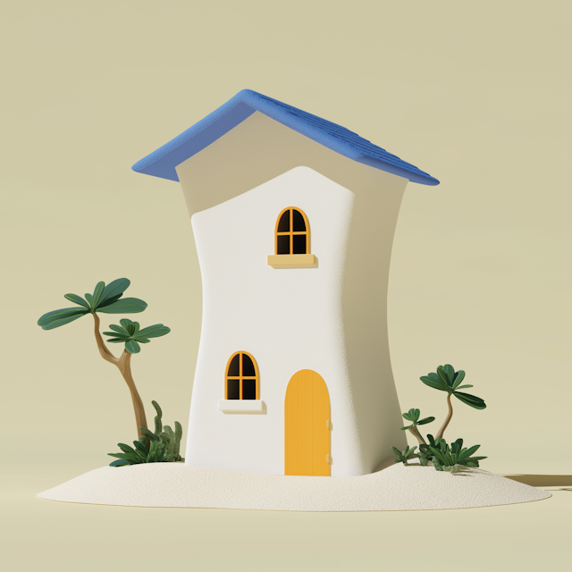 Whimsical House Illustration