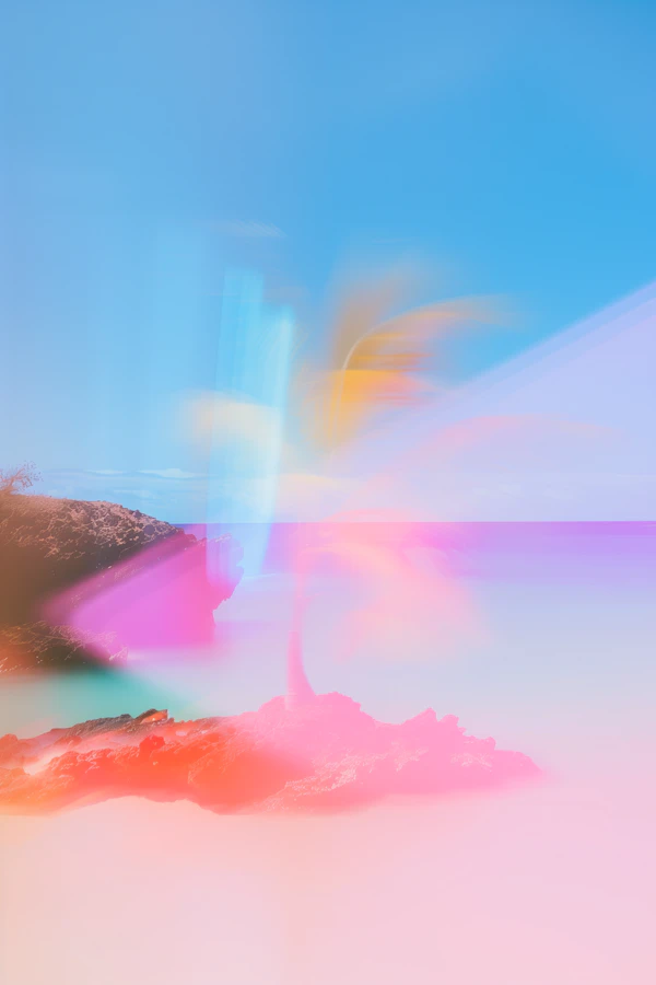 Surreal Tropical Beach