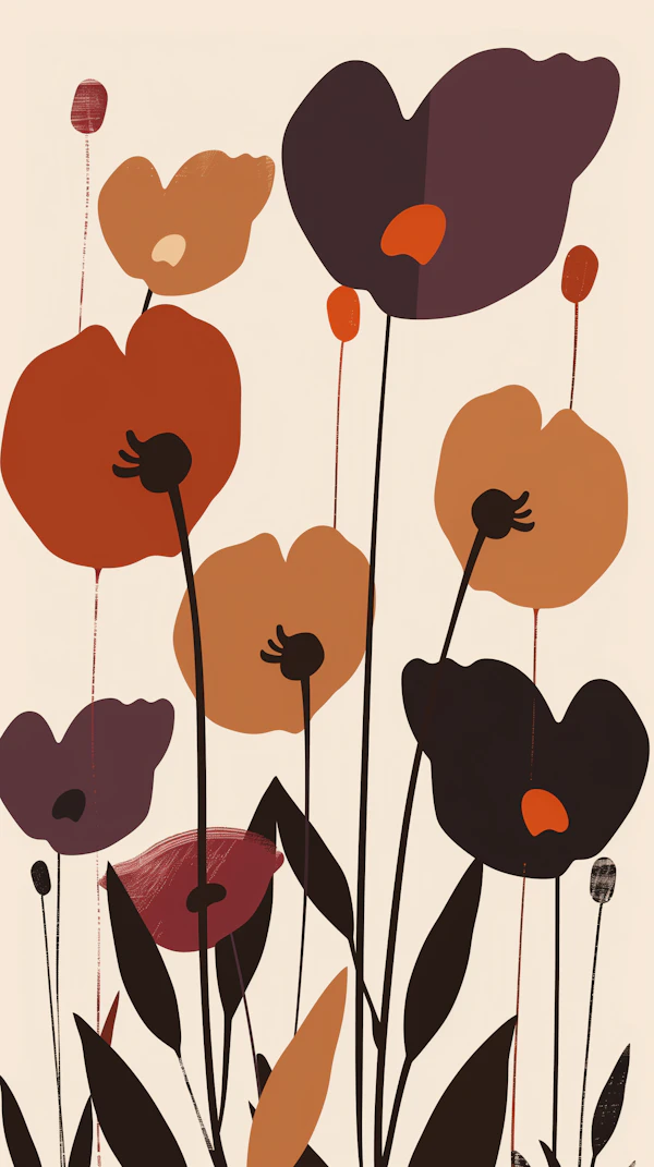 Abstract Flower Art