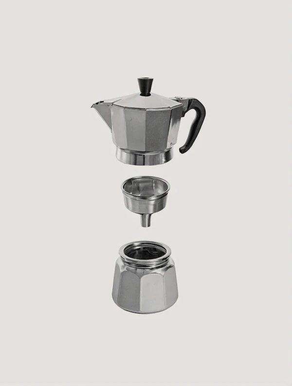 Disassembled Espresso Maker