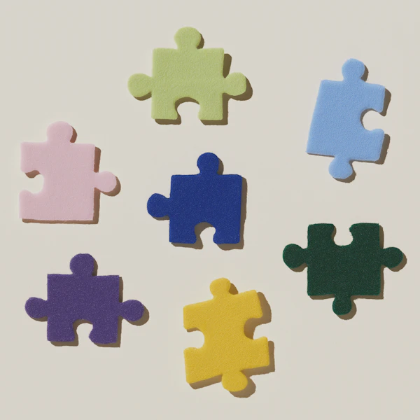 Colorful Puzzle Pieces
