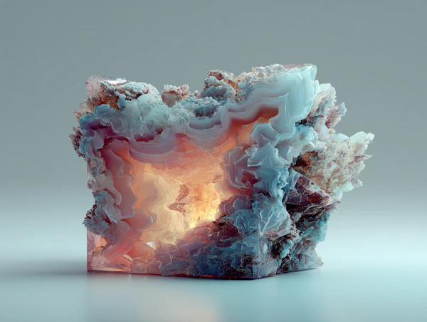 Surreal Crystalline Object