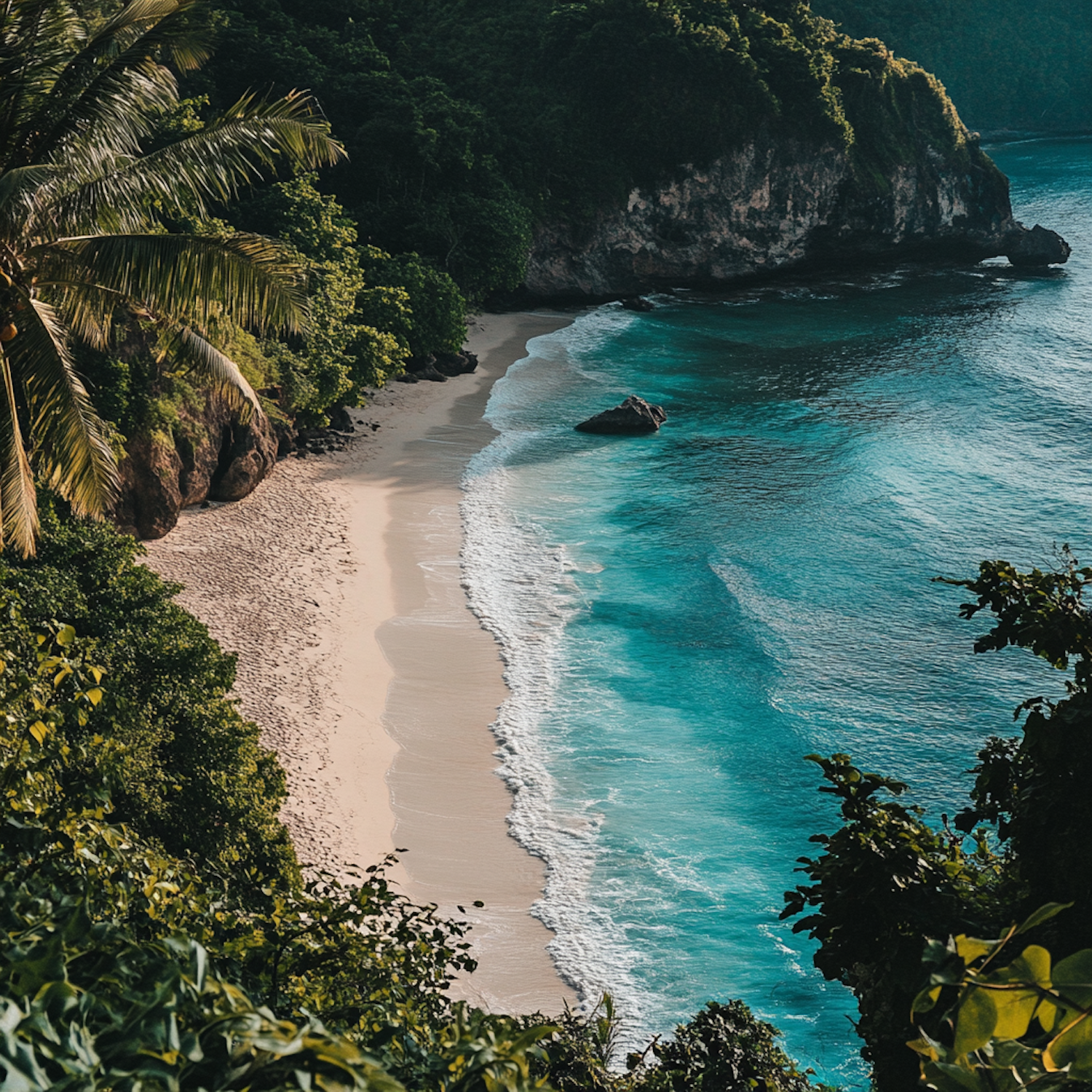 Serene Beach Scene