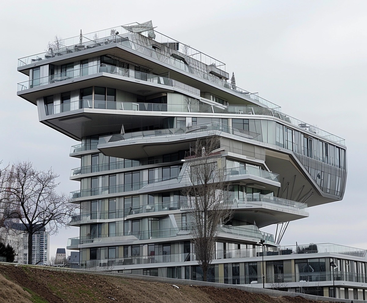 Modern Architectural Marvel Photo on Lummi