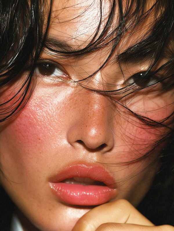 Close-Up Facial Portrait