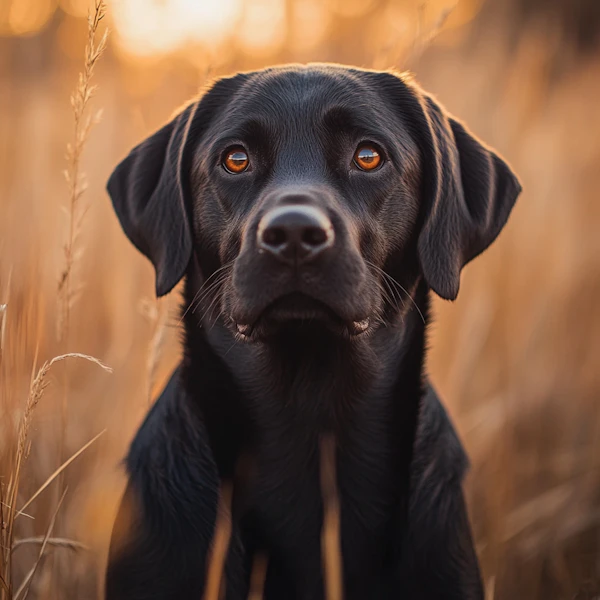 Black Labrador Portrait