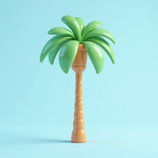 Stylized Palm Tree