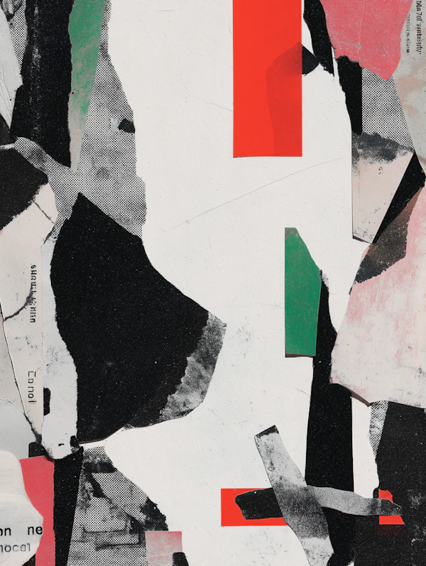 Abstract Paper Collage