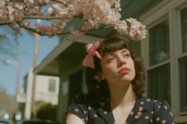 Vintage Spring Portrait