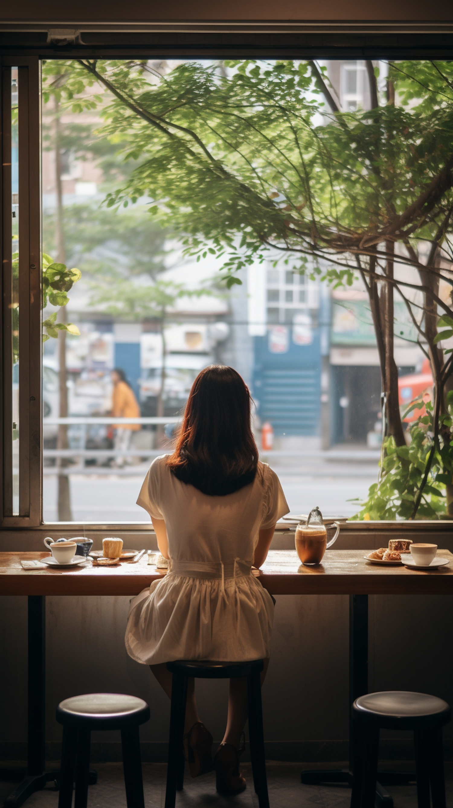 Tranquil Afternoon at the Urban Oasis