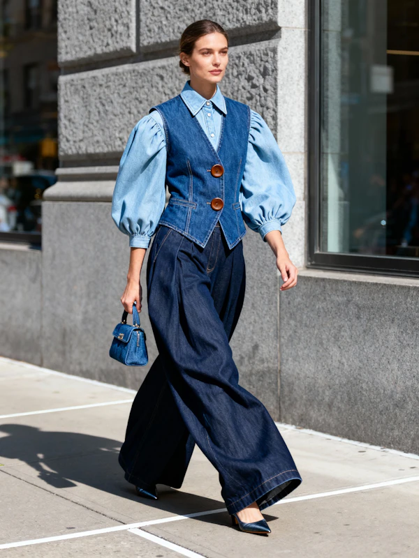 Stylish Denim Walk