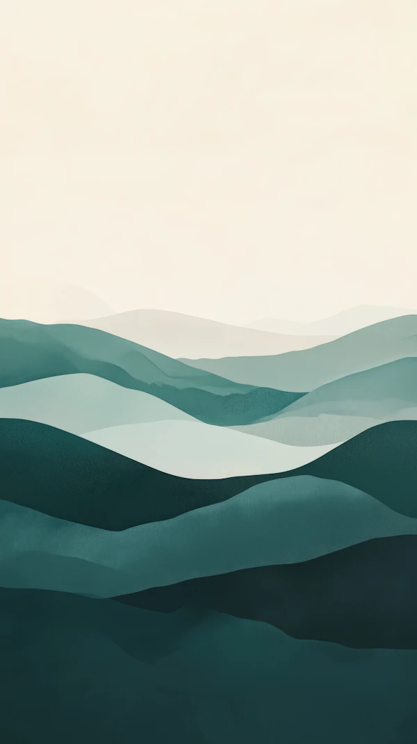 Serene Abstract Hills