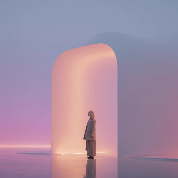 Serene Archway Scene