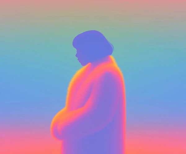 Gradient Silhouette Art