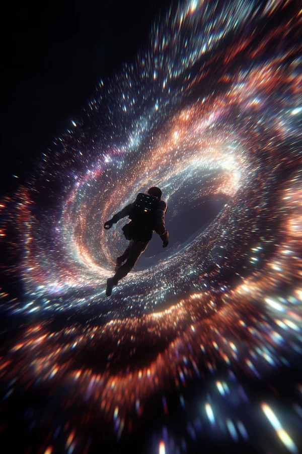 Astronaut in Vortex