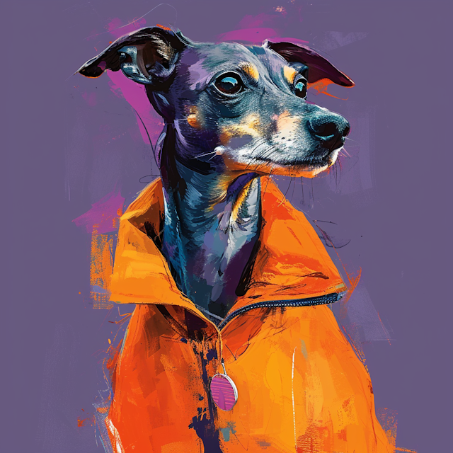 Stylized Dog Illustration