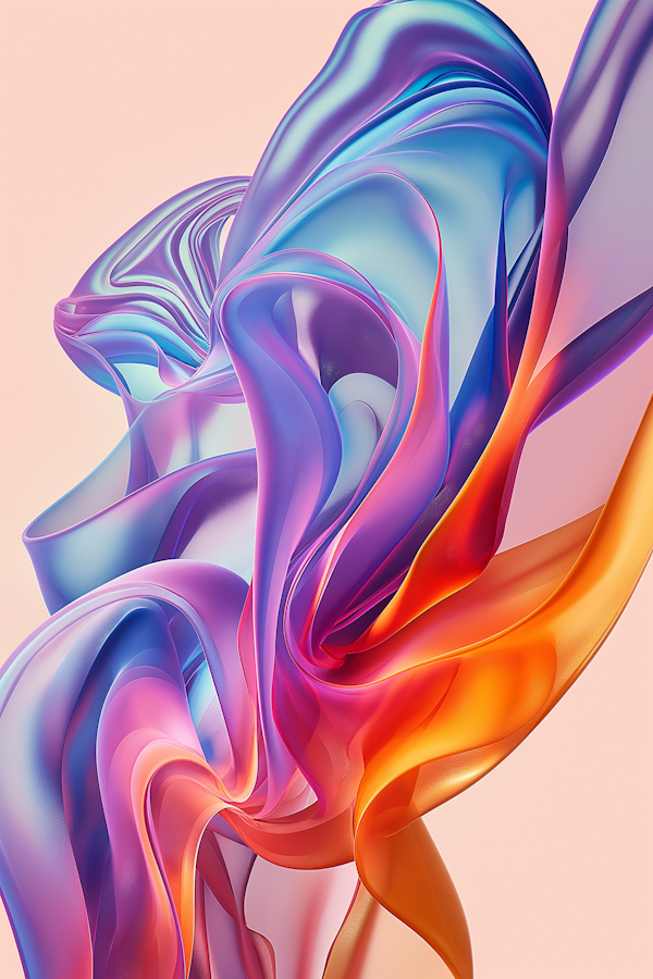 Abstract Swirl of Colors