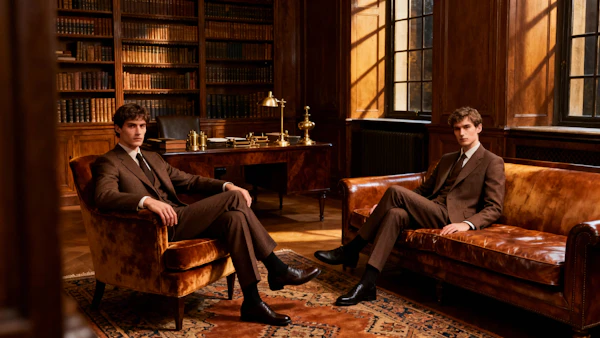 Elegant Library Scene