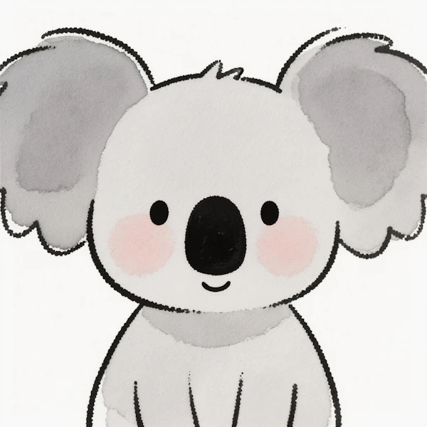 Cartoon Koala Illustration