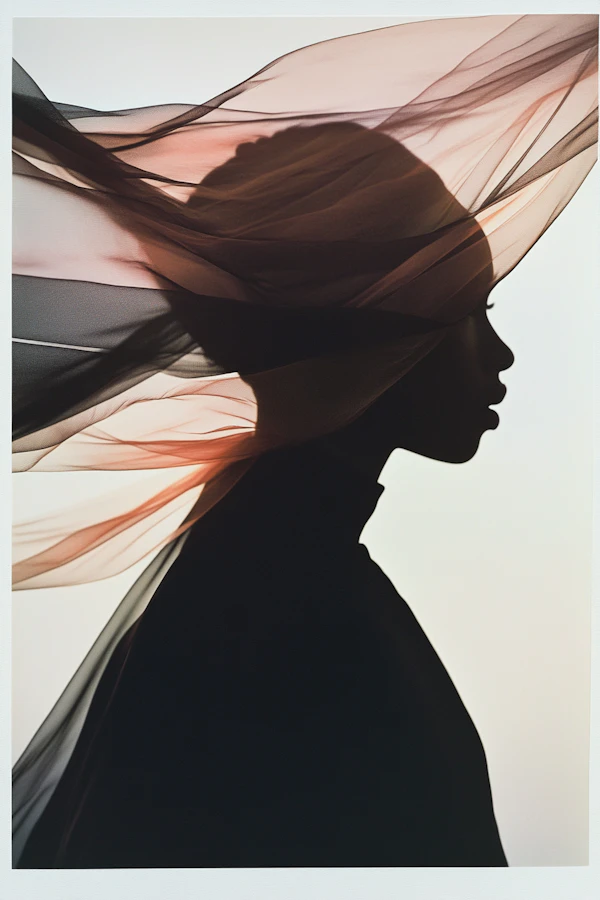 Silhouette with Fabric