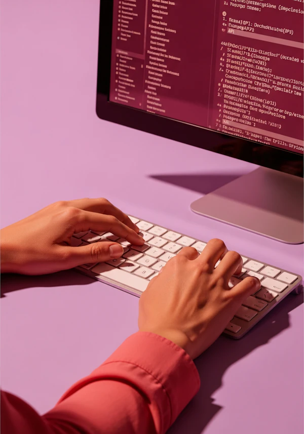 Coding Workspace Close-Up