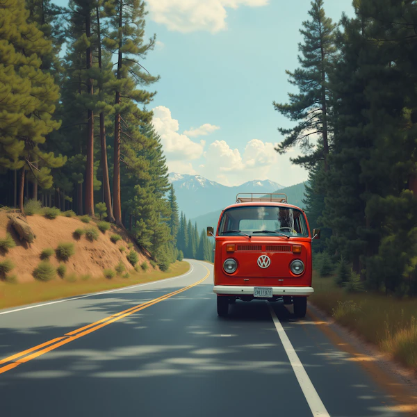 Red Volkswagen Adventure