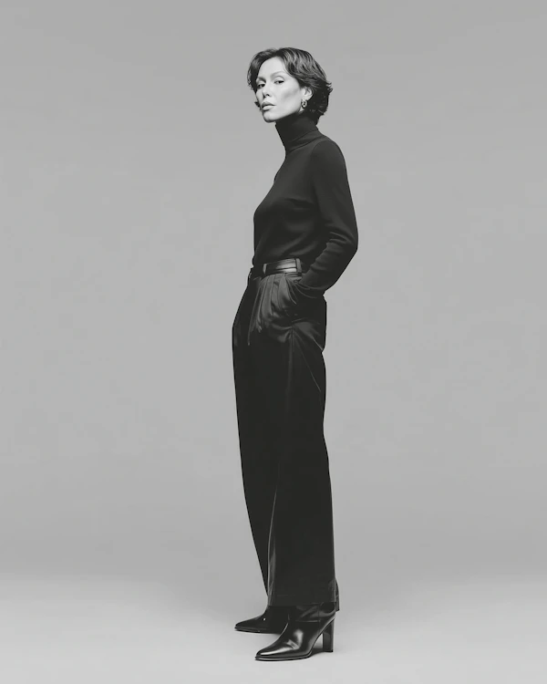 Monochrome Minimalist Pose