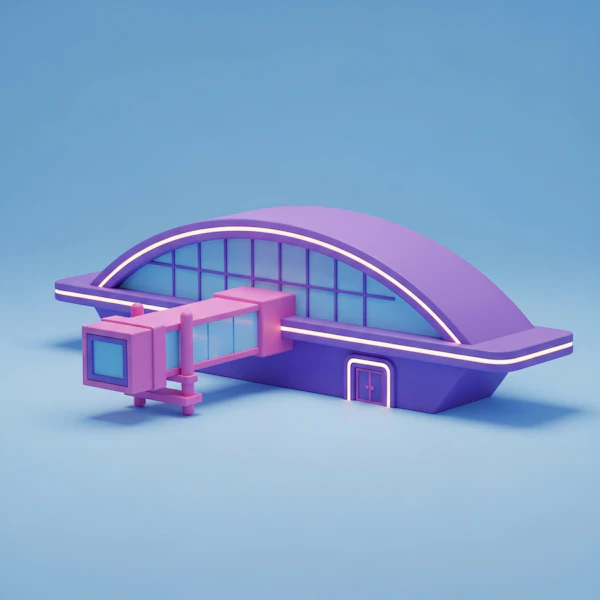 Futuristic Airport Design