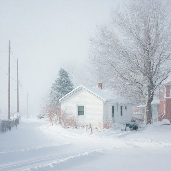 Winter House Scene