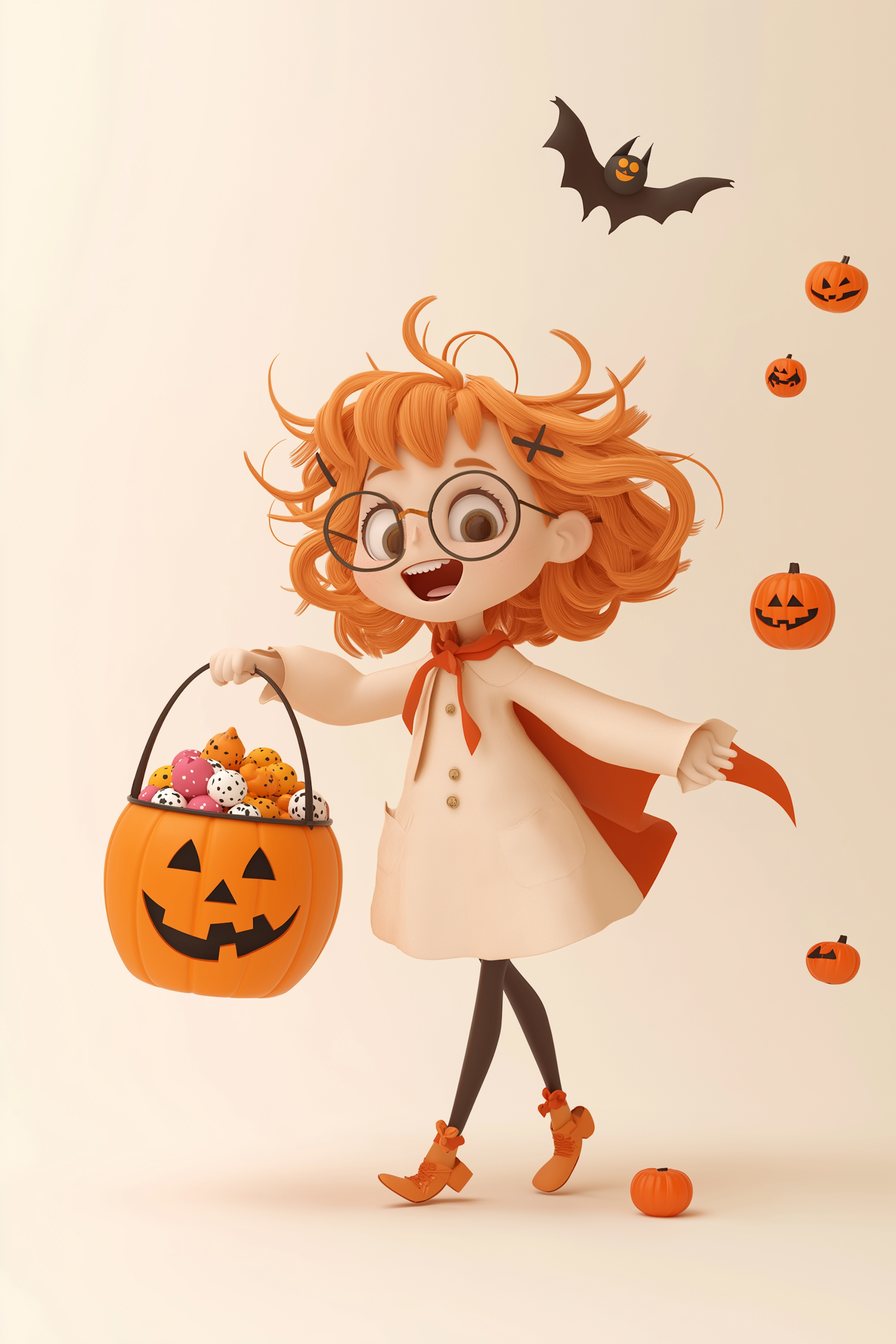 Cheerful Halloween Character