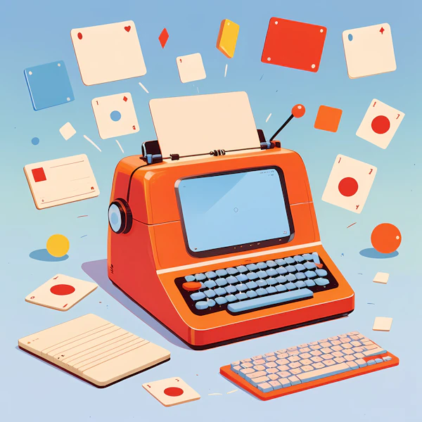 Retro Digital Typewriter