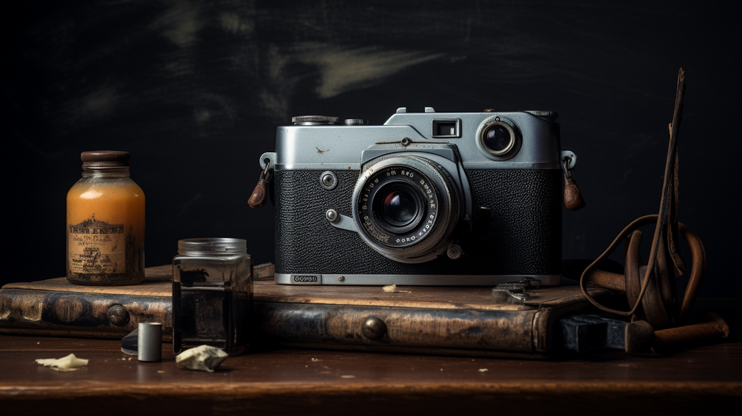 Nostalgic Vintage Photography Still Life