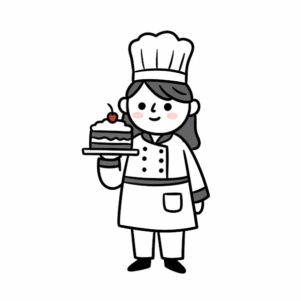 Cheerful Chef Illustration