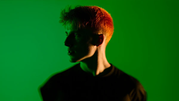Vivid Profile Portrait