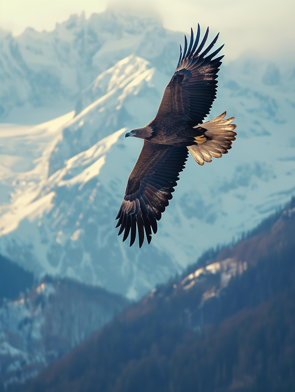 Majestic Eagle in Flight