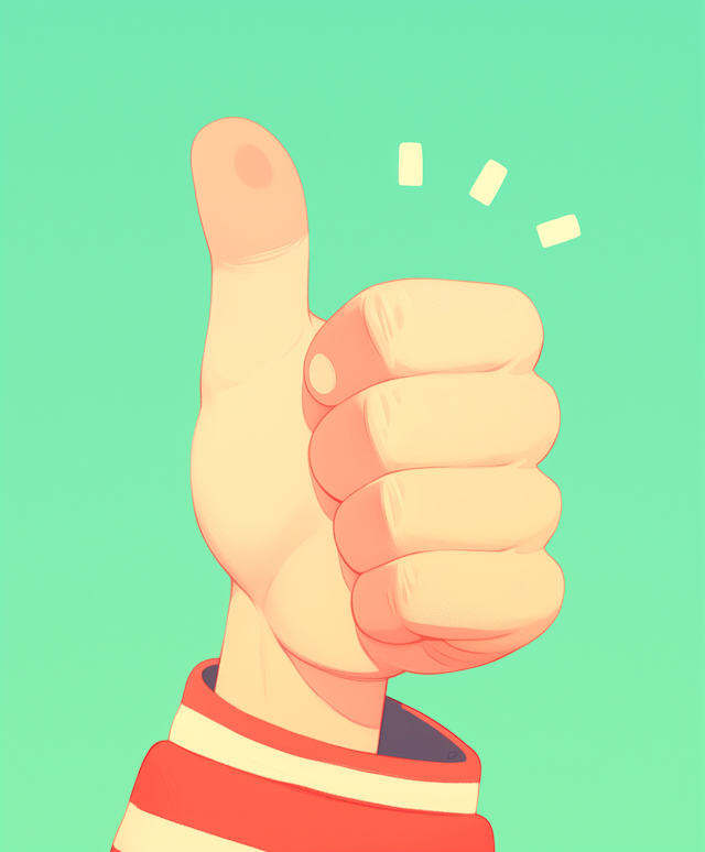 Thumbs-Up Gesture