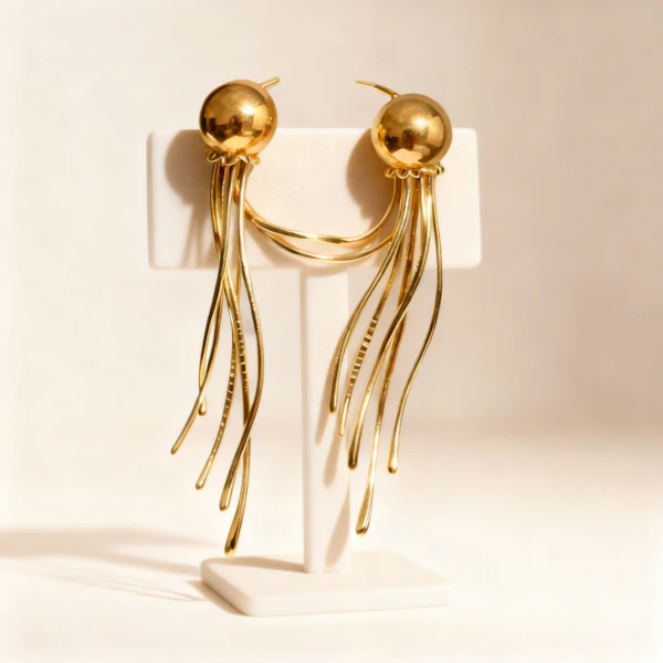 Elegant Gold Earrings