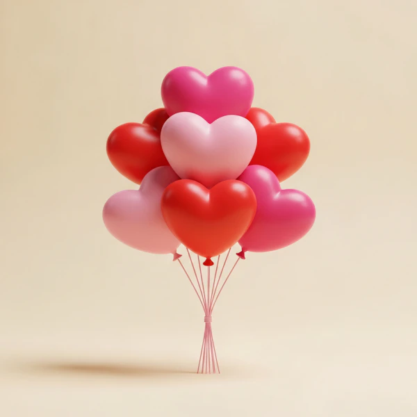 Heart Balloon Bouquet