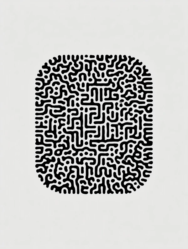 Abstract Maze Pattern
