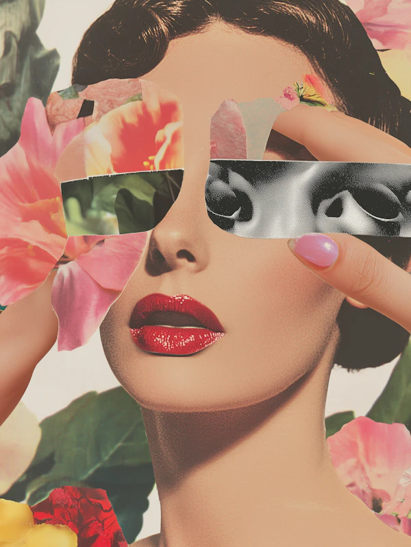 Surreal Floral Portrait