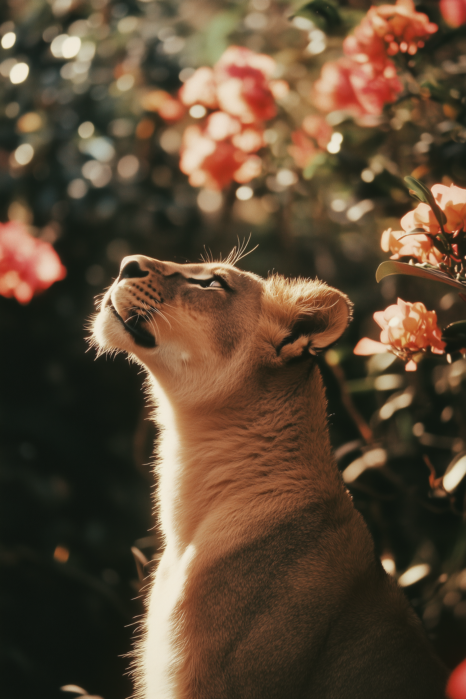 Serene Lioness in Sunlit Habitat