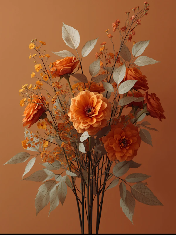 Orange Floral Bouquet