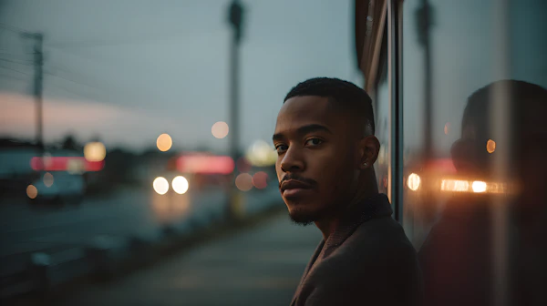 Urban Reflection Portrait