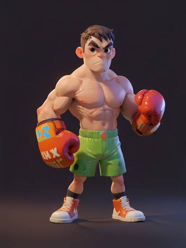 3D Boxing Character