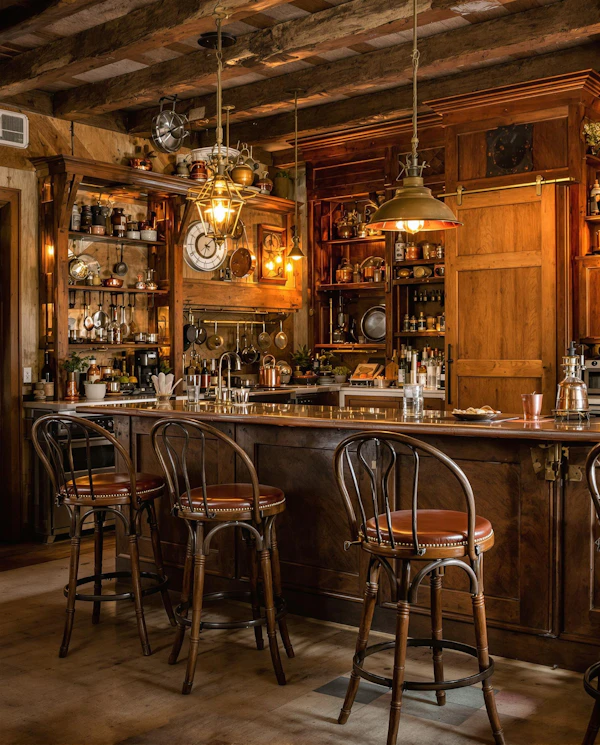 Rustic Bar Interior